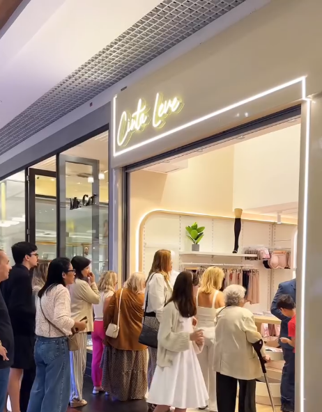 Fachada da Cinta Leve no Américas Shopping