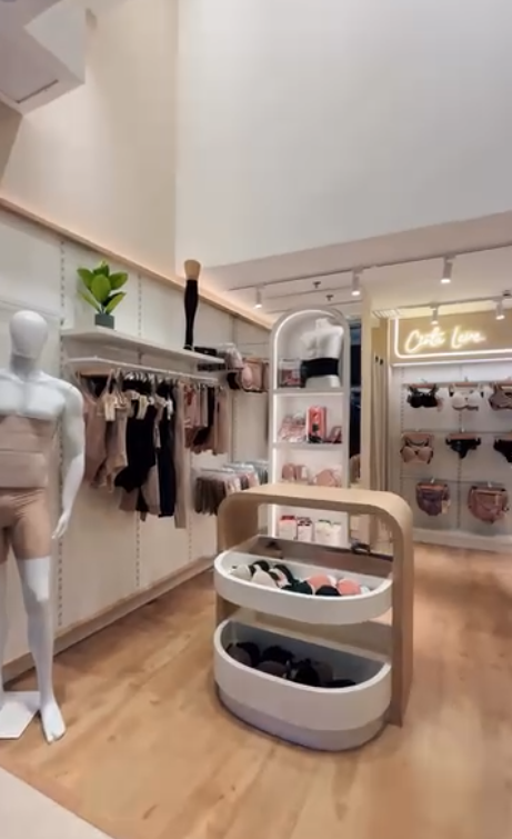 Interior da loja Cinta Leve